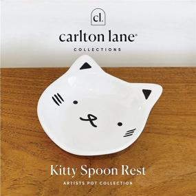 img 3 attached to 🐱 Practical and Stylish: Carlton Lane Cat Spoon Rest - The Perfect Kitchen Companion