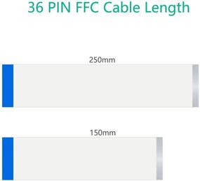 img 1 attached to 🔌 Enhanced Performance: PCI Express Riser Cable x1pcie 36PIN 1X Extension Cable - 90 Degrees Direction