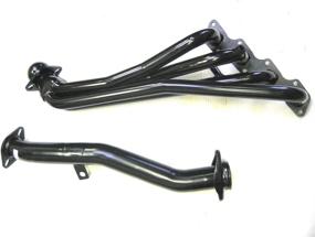 img 1 attached to PaceSetter 70-1196 Black Exhaust Header: Optimal Performance and Stylish Appeal