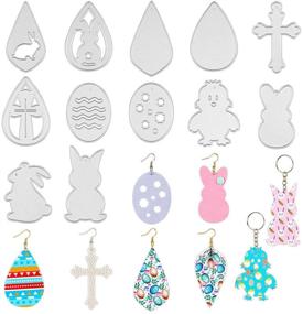 img 4 attached to Earring Teardrop Earrings Scrapbooking Cardmaking