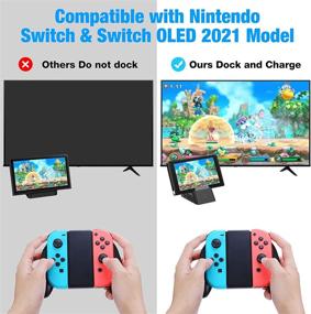 img 3 attached to ⚡️ HEYSTOP Portable Switch Dock for Nintendo Switch/OLED Model - HD HDMI, Nintendo Switch Docking Station Replacement with Type-C, USB 3.0 Port - Black