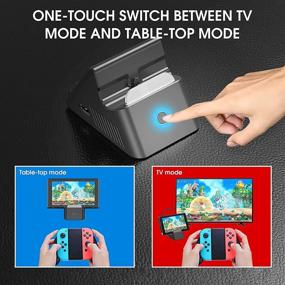 img 2 attached to ⚡️ HEYSTOP Portable Switch Dock for Nintendo Switch/OLED Model - HD HDMI, Nintendo Switch Docking Station Replacement with Type-C, USB 3.0 Port - Black