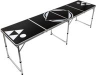 🍺 8-foot portable beer pong table with bottle opener & 6 pong balls - discover 35+ stylish designs! логотип