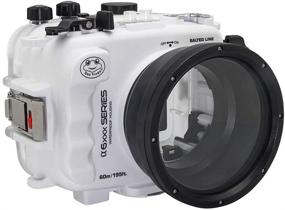 img 4 attached to 📸 Sony A6xxx Series Salted Line Waterproof Housing Gen 3 (White) - 60M/195FT | Suitable for a6500, a6400, a6300, a6100