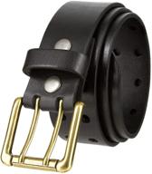 timeless style: vintage leather black men's accessories with roller design logo