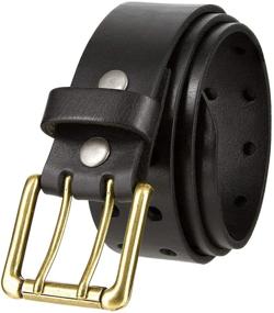 img 4 attached to Timeless Style: Vintage Leather Black Men's Accessories with Roller Design