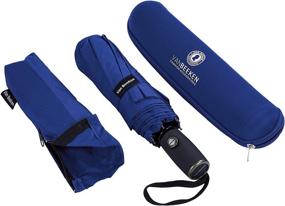 img 4 attached to Umbrella Windproof Resistant Compact Portable Umbrellas for Folding Umbrellas
