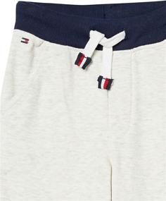 img 1 attached to Stay Warm in Style with Tommy Hilfiger Fleece Pants Blaze - Boys' Clothing Essential