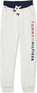 stay warm in style with tommy hilfiger fleece pants blaze - boys' clothing essential logo