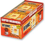 🔥 long-lasting and safe hothands body & hand super warmers - natural odorless warmers for up to 18 hours of heat - pack of 40 individual warmers логотип