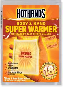 img 3 attached to 🔥 Long-lasting and Safe HotHands Body & Hand Super Warmers - Natural Odorless Warmers for Up to 18 Hours of Heat - Pack of 40 Individual Warmers