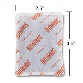 img 1 attached to 🔥 Long-lasting and Safe HotHands Body & Hand Super Warmers - Natural Odorless Warmers for Up to 18 Hours of Heat - Pack of 40 Individual Warmers