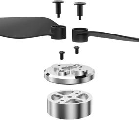 img 3 attached to 🚁 Ultimate Protection Kit for DJI Mavic Mini: Motor Cover Cap, Screws, Phillips Screwdriver, CNC Aluminum Motor Protective Case, Scratchproof & Dustproof, Compatible with Props Accessory