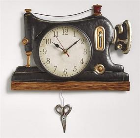 img 2 attached to 🧵 The Lakeside Collection Vintage Sewing Machine Pendulum Wall Clock