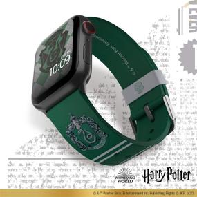 img 3 attached to 🐍 Officially Licensed Slytherin Smartwatch Band for Apple Watch - Compatible with All Sizes (38mm, 40mm, 42mm, 44mm)