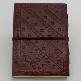 img 2 attached to 📓 Ganesha Journal: Premium Leather Journal for Both Men and Women - 200 Page Notebook and Travel Journal with Songwriting and Artistic Capabilities - 5x7 Inch Pages