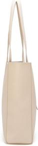 img 2 attached to 👜 Dreubea Large Tote Shoulder Handbag: Soft Leather Satchel Bag, Hobo Purse for Women