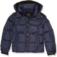 🧥 s13 matte downhill down puffer for boys logo