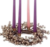 christmas advent wreath with roman champagne berry twist logo