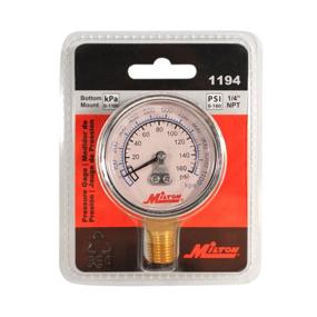 img 1 attached to 📊 Accurate Reading Made Simple: Milton 1194 NPT Pressure Gauge Unveiled