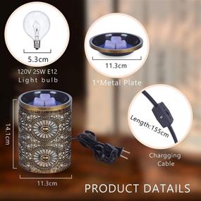 img 1 attached to 🕯️ Revitalize Your Space with ESTINHOME Melting Wax Aromatherapy Lamp: The Ultimate Wax Melting Device for a Refreshing Ambience in Your Living Room, Bedroom, Study, and More!