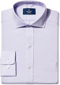 img 4 attached to BUTTONED Classic Cutaway Collar Non Iron Pocket Men's Clothing and Shirts