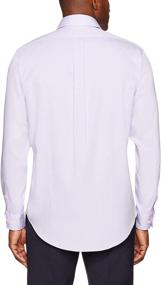 img 1 attached to BUTTONED Classic Cutaway Collar Non Iron Pocket Men's Clothing and Shirts