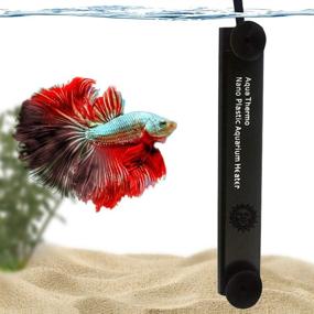 img 4 attached to Energy-efficient Betta Heater for Small (1.5 gal.) Tanks - Fully Submersible Aquarium Heater – Automatically Reaches Preset Temperature – Easy Installation with Suction Cups