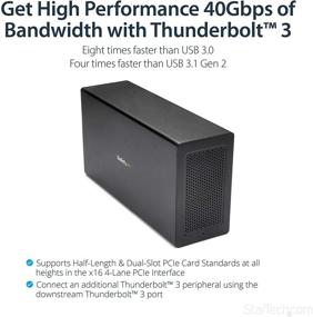 img 2 attached to 🌟 StarTech.com Расширитель шасси Thunderbolt 3 PCIe с DisplayPort и внешним слотом PCIe x16 для устройств Thunderbolt 3 (TB31PCIEX16)