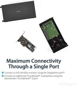 img 1 attached to 🌟 StarTech.com Thunderbolt 3 PCIe Expansion Chassis with DisplayPort and External PCIe x16 Slot for Thunderbolt 3 Devices (TB31PCIEX16)