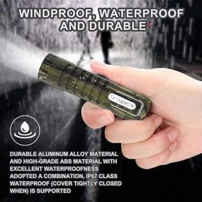 img 2 attached to 🔥 Camouflage USB Rechargeable Electric Waterproof Lighter: Windproof Arc Lighter with Flashlight for Outdoor Camping & Hiking