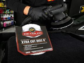 img 2 attached to 💥 Get Ultimate Cutting Power with Meguiar's DMX6 DA (Dual Action) Microfiber 6" Xtra Cut Disc, 2 Pack