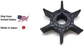 img 2 attached to 🚤 High-Quality Japanese Water Pump Impeller: Replaces Yamaha 63V-44352-00 63V-44352-00-00 63V-44352-01-00 63V-44352-01 Sierra 18-3040 - Ideal for Boat Outboard Motors