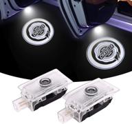 enhance your chrysler experience with 2pcs led welcome lights projector car ghost shadow light lamp wireless for chrysler 200 300 sebring logo