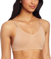 capezio seamless clear back 🩲 bra for women with transition straps logo