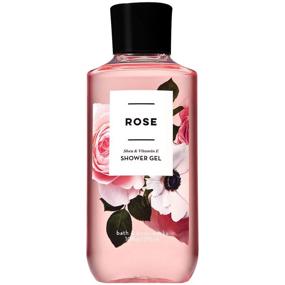 img 1 attached to 🌹 Shea and Vitamin E Shower Gel - 10 Fluid Ounce, Rose Fragrance by Bath and Body Works