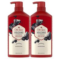 old spice volcano charcoal shampoo logo