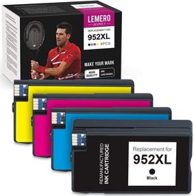 img 4 attached to 🖨️ LemeroUexpect HP 952 XL 952XL Ink Cartridge Replacement (4-Pack) for HP Officejet Pro - High-Quality Printing Solution for 8710, 7720, 7740, 8720, 8740, 8730, 7730 printers