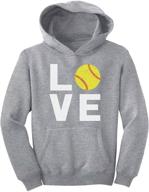 teestars softball youth hoodie x large boys' clothing logo