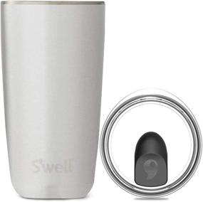 img 4 attached to S'well Silver Lining Stainless Steel Tumbler - 18 fl oz - Triple-Layered Vacuum-Insulated Container - Slide-Open Lid - Keeps Drinks Cold for up to 12 Hours - Keeps Drinks Hot for up to 4 Hours - BPA-Free Water Bottle