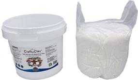 img 3 attached to Genova Art CraftyClay: Professional-Grade White Light Air Dry Modeling Clay with Superior Texture - Ideal for Artists & Classrooms - 17.64 Oz (500gr)