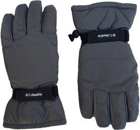 img 2 attached to Columbia Gloves Medium Obsidian XY0123 010 Boys' Accessories in Cold Weather