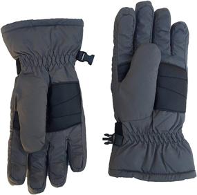 img 1 attached to Columbia Gloves Medium Obsidian XY0123 010 Boys' Accessories in Cold Weather