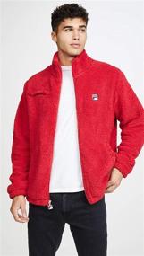 img 3 attached to Fila Bridgewater Sherpa Jacket Chinese Men's Clothing