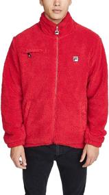 img 4 attached to Fila Bridgewater Sherpa Jacket Chinese Men's Clothing