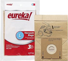 img 1 attached to 🧹 Genuine Eureka Premium Style L Vacuum Bag 61715A - 3 Bags, White: Optimal Cleaning Solution