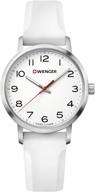 wenger womens quartz stainless silicone women's watches logo