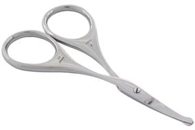img 4 attached to Suvorna Nose Hair Scissors - Men & Women - Ear Hair Trimming, Small, Mini and Grooming Scissors - Multi-purpose Stainless Steel Nose Scissors
