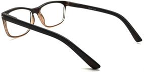 img 1 attached to Enhance your Vision with Black Rectangular Frame Nearsighted Driving Glasses for Men and Women