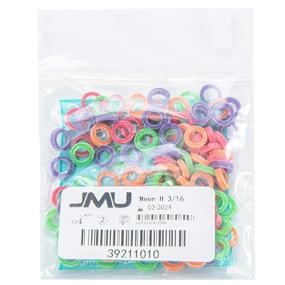 img 3 attached to 🦷 JMU Orthodontic Neon Elastics 3/16 Inch Heavy 6.5oz: Get the Best Dental Rubber Bands (500 pack) - Latex Free & Made in USA!
